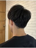 メンズカット/フェザーパーマ/ニュアンスパーマ/フェード/眉毛