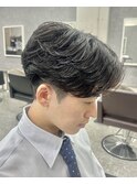 簡単に出来る毛流れニュアンスパーマ/メンズパーマ