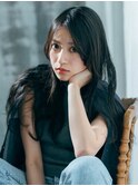 大人ロングヘア20代30代40代◎前髪なし艶髪ウェーブ赤羽