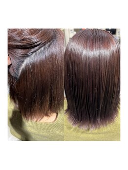 アンビエンテ(ambiente)の写真/白髪染めの常識を変えるなら《末友》☆明るいグレイカラー・ハイライトも◎オイルグロスカラー<iNOA>導入店