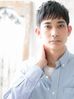 モッズヘア メン 仙台愛子駅前店(mod's hair men)&nbsp;20代30代ビジネス爽やかスーツ黒髪刈り上げベリーショートb仙台