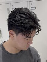 メンズヘアフェイス(Men's hair FACE。)&nbsp;刈り上げセンターパート/フェザーパーマ/ニュアンスパーマ