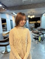 ザ シーワークス(THE Cworks)&nbsp;レイヤーボブ/ウルフミディアム/サンドベージュ/ウルフ