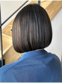 20代30代髪質改善 大人ボブ 白髪ぼかし 京都 四条烏丸