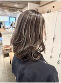 ハイライト/白髪ぼかし/レイヤーカット/30代/40代/銀座