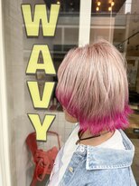 ウェイビー(WAVY) エンドカラーxピンク