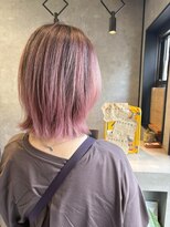 ノダン(Nodan)&nbsp;バレイヤージュ白髪ぼかしピンク
