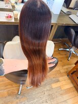 ヴァンカウンシル 一宮店(VAN COUNCIL)&nbsp;【ロング】ツヤ感たっぷりグラデーションカラーで大人可愛い魅せ