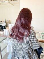 グラム 安城桜井店(gram) 韓国風_ロング_チェリーレッド_R81029