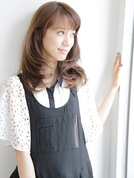 フェイスティ(FACE-T) 【FACE-T 青山】　無造作ふわミディ　『安井朋美』