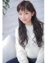 ナナナ パレナ 宝塚店(nanana parena) オン眉透けバング無造作カール【nanana parena】