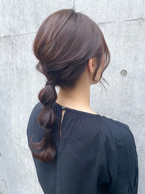 ロング/簡単ヘアアレンジ