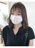 丸みのあるボブ