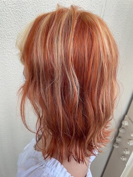 ムード カナザワ(mood kanazawa) ハイライト☆オレンジベージュ