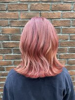 ランズヘアー(LAND’S HAIR) ダブルカラー　ピンク