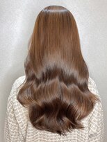 ジーナ セントラル銀座(Zina)&nbsp;大人かわいいコテ巻き＊ショコラベージュ10ZinaCENTRAL