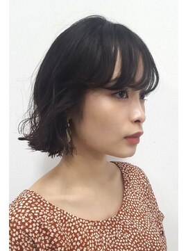 マカロニコースト(macaroni coast) 切りっぱなしおしゃれボブ