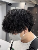 オーバルバイアピッシュ(OVARL by apish) 刈り上げない縦落ちパーマ