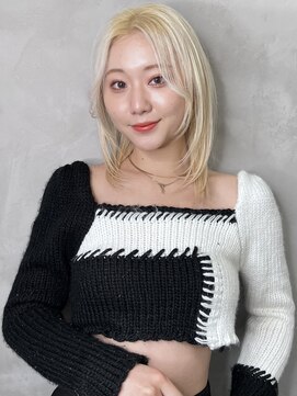 グロー 大宮(GLROW) ◆ 韓国大宮顔周り髪質改善レイヤー前髪カットくびれブリーチ