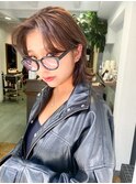 【NORA UMEDA 高木】マロンベージュ&外ハネボブ