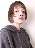 似合わせカットイメチェンフルバングハッシュカットショート0101