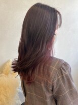 ミュラ(mulah)&nbsp;インナーカラーピンク×ピンクパープル＊透明感春カラー