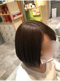 大人ショート×髪質ケア#11 うる艶美髪丸みボブ