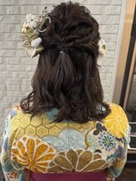 ザブックハンドサロン(The book hand salon) 袴×ヘアアレンジ