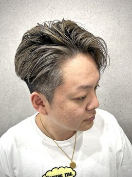 縁 ハナレ(en 870) メッシュキャップ　シルバーアッシュ　かきあげ