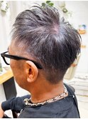 30代40代メンズフェードカット刈り上げ短めツーブロック