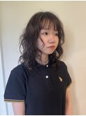 レイヤー×ランダムパーマ
