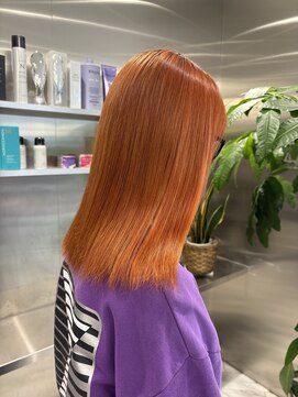 ゼスト 八王子店(ZEST) ビビッドオレンジ/ケアブリーチ【藤野はるひ】