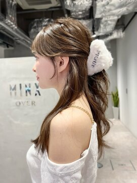 ミンクスオーバー(MINX OVER) 前髪/こなれミディ/イメチェンヘアスタイル/ウェーブパーマ