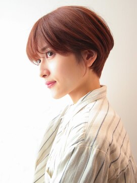 ビュートリアム ギンザ(BEAUTRIUM) ショートヘア/ショートボブ/ショートカット/ピンクブラウン/銀座