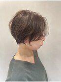 ☆お客様style☆ふんわりハンサムミニショート