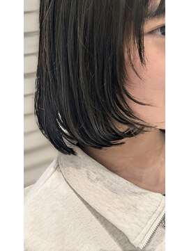 モアナ バイ ヘッドライト 武蔵小杉店(Moana by HEADLIGHT) ボブ。顔周りレイヤーを添えて