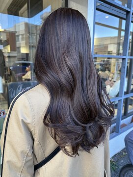 ヘアーサロンデフォーエバールークス(hairsalon de Forever Lux) 韓国風ビターラベンダーカラー