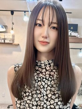 ルファン(lufun)の写真/【姫路駅裏】ブリーチ&カラー対応のケアメニューや髪質改善で、毎日のお手入れも楽に！