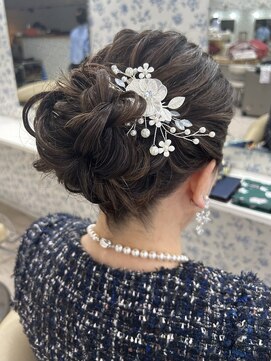 サクララ(Sakura la) アップヘア参列ヘア/お呼ばれヘア/結婚式