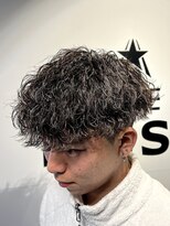 ダズルヘアラッシュ(DAZZLE hair RUSH)&nbsp;波巻きスパイラルパーマ×ブラウンカラー