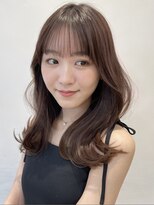 ザックラフィネ(ZACC raffine) フェミニンカール/オリーブブラウン/前髪カット/トリートメント