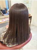 ロング/オーガニックカラー/ストレート/カット/30代/40代/50代
