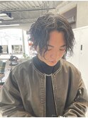 センターパート　ツイスパ