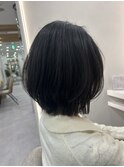 ふんわりボブ/エアリーボブ/ダークカラー(by庄司)