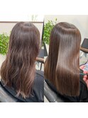 【Nona 八戸ノ里】低ダメージで叶う♪髪質改善美髪ストレート