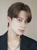 オリーブベージュメンズミルクティーベージュシースルーマッシュ