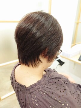 レイ 津田沼(Lei) アプリコットオレンジ/くびれヘア/ウェーブショート/津田沼