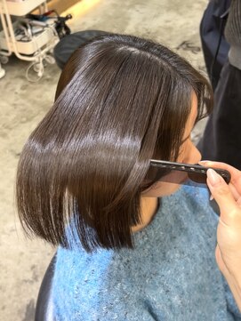 ロンド 表参道店(Lond) くびれヘア/アプリコットオレンジ/ハイライトカラー/韓国