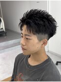 アップバングショート