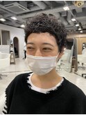 くるくるパーマ/ベリーショート[中崎町/梅田駅］